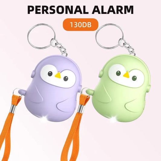 Personal Self Defense Alarm 130Db Self Defense Siren Safety Alarm for Women Girl Personal Keychain Alarm with Lighting
