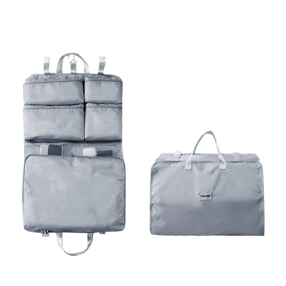 6-In-1 Folding Travel Storage Bag, Portable Luggage Organizer, Multifunctional Clothing Sorting Bag, Travel Bag Hanging Bag
